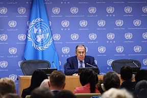Пресс-конференция Министра иностранных дел Российской Федерации С.В.Лаврова по итогам недели высокого уровня 77-й сессии Генеральной Ассамблеи ООН, Нью-Йорк, 24 сентября 2022 года