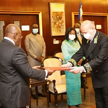 Ambassador Sergei Berdnikov presented letters of credence
