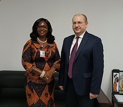 MEETING WITH THE DIRECTOR II OF THE MULTILATERAL RELATIONS BUREAU OF THE MINISTRY OF FOREIGN AFFAIRS AND REGIONAL INTEGRATION OF GHANA H.E. MRS. JOYCE ASAMOAH-KORANTENG